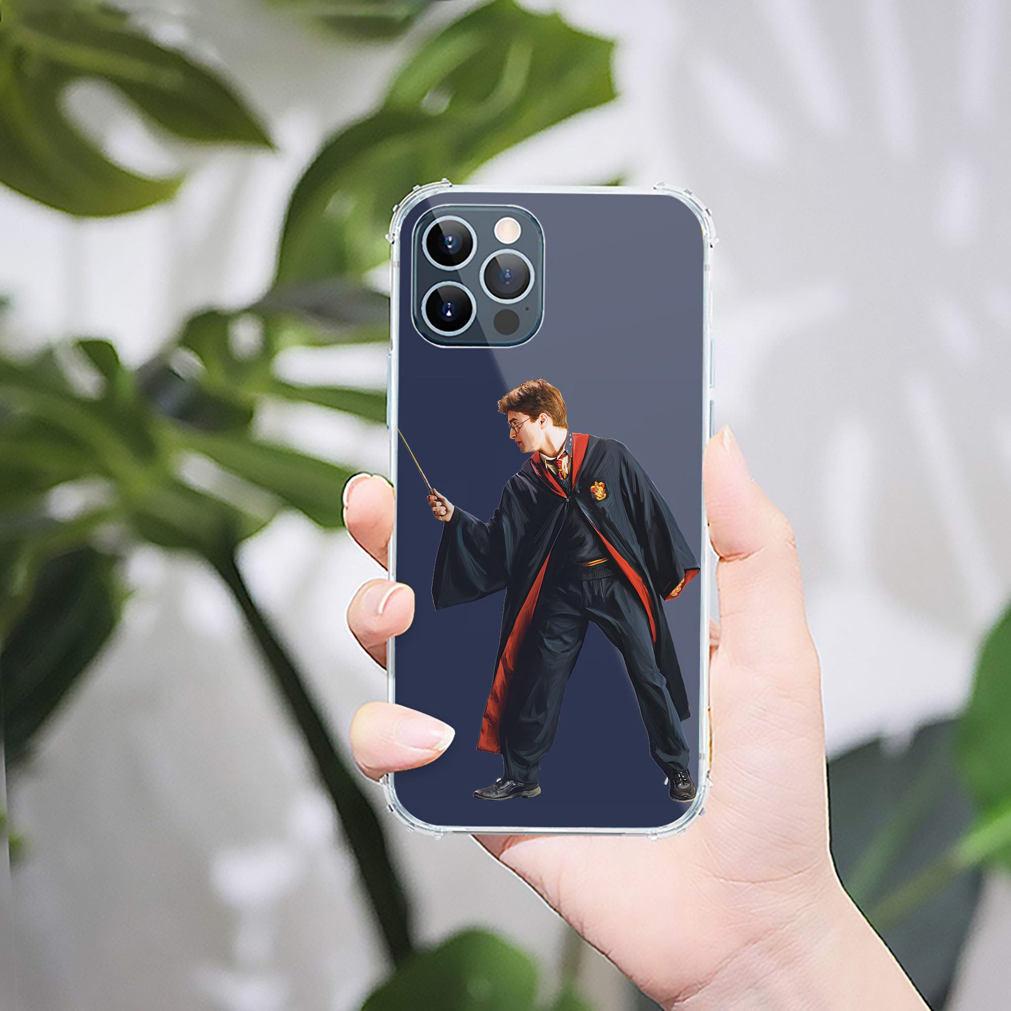 （画像用） Harry Potter ハリー・ポッターシリーズ 【iPhone 12シリーズ対応】透明スマホケース（クリアソフトケース）